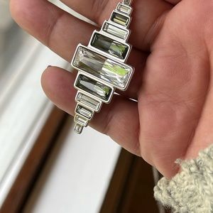 Touchstone long Art Deco necklace